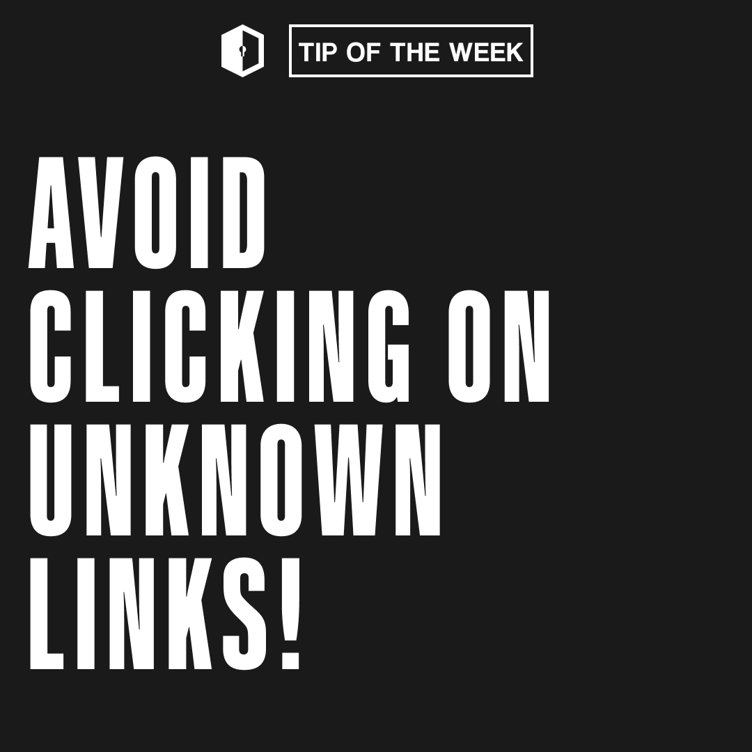 🚫 Cyber Safety Tip of the Week: Avoid Clicking on Unknown Links! 🛡️🔗